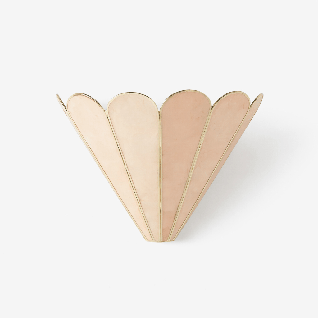 Mica Shell Petal Wall Lamp by Bling Lighting Studio