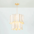 Cascara Shell Chandelier by Bling Lighting Studio