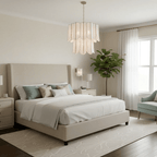 Cascara Shell Chandelier by Bling Lighting Studio