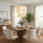 Cascara Shell Chandelier by Bling Lighting Studio