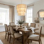 Cascara Shell Chandelier by Bling Lighting Studio