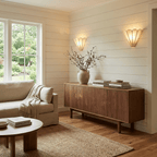 Mica Shell Petal Wall Lamp by Bling Lighting Studio