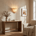 Mica Shell Petal Wall Lamp by Bling Lighting Studio