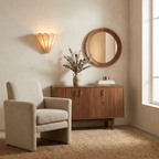 Mica Shell Petal Wall Lamp by Bling Lighting Studio