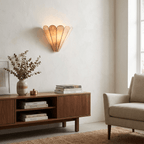 Mica Shell Petal Wall Lamp by Bling Lighting Studio