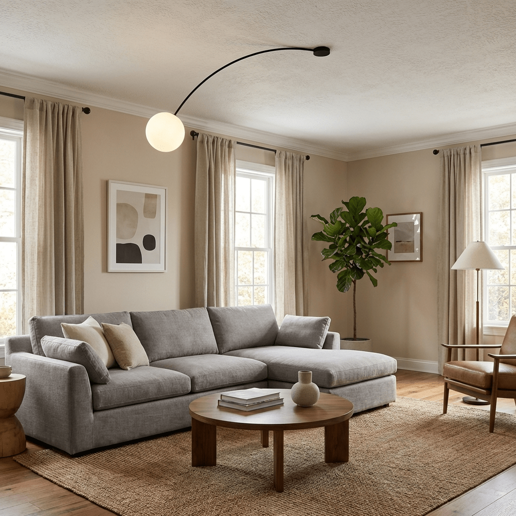 Arvella Arc Wall Lamp by Bling Lighting Studio