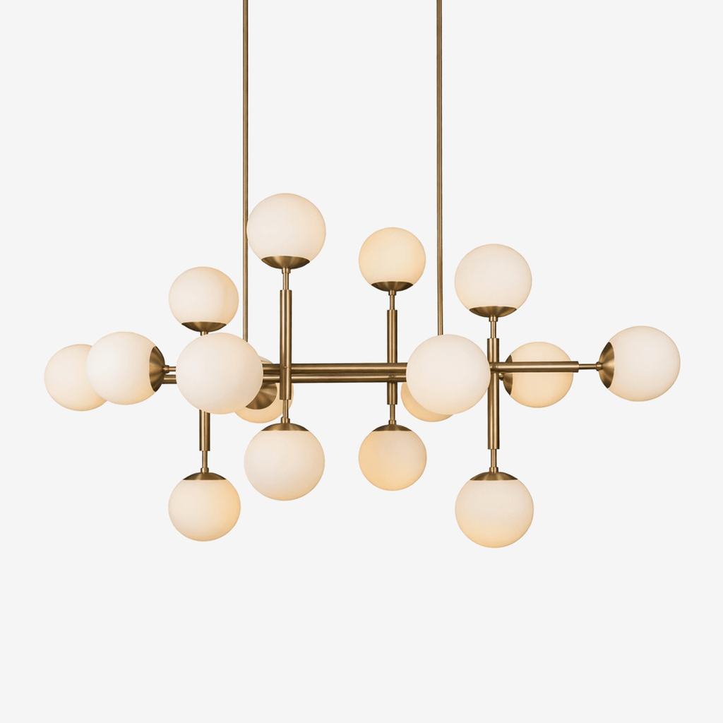 Orbelis Globe Chandelier by Bling Lighting Studio
