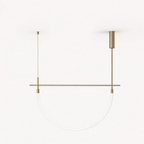 Serpentine Halo Chandelier by Bling Lighting Studio