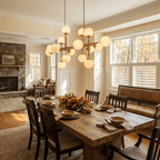 Orbelis Globe Chandelier by Bling Lighting Studio