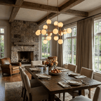 Orbelis Globe Chandelier by Bling Lighting Studio
