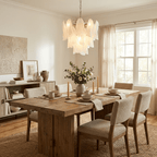 Fuchsia Murano Glass Chandelier by Bling Lighting Studio