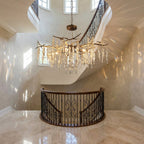 New Light Luxury Crystal Geometric Chandelier for Living Room/Dining Room/Bedroom by Bling Lighting Studio