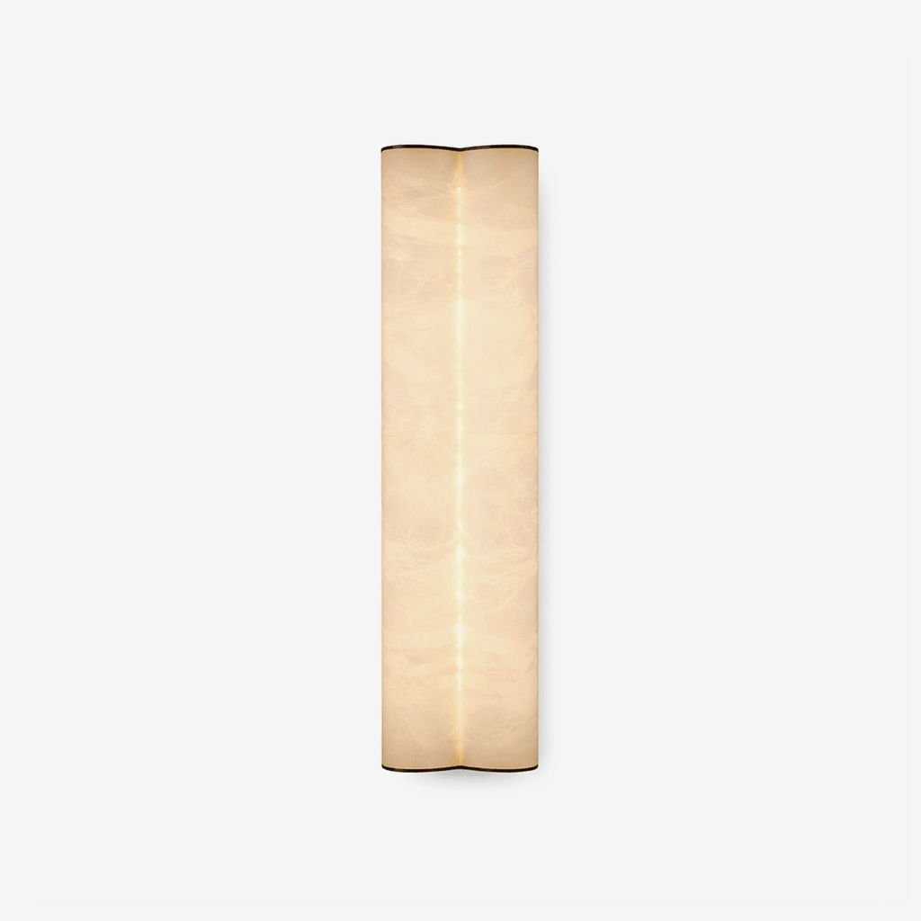 Elaris Alabaster Column Wall Light by Bling Lighting Studio