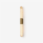 Velin Alabaster Tube Wall Sconce by Bling Lighting Studio