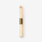 Velin Alabaster Tube Wall Sconce by Bling Lighting Studio