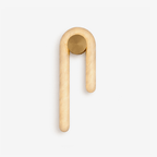 Arlo Loop Alabaster Wall Light by Bling Lighting Studio