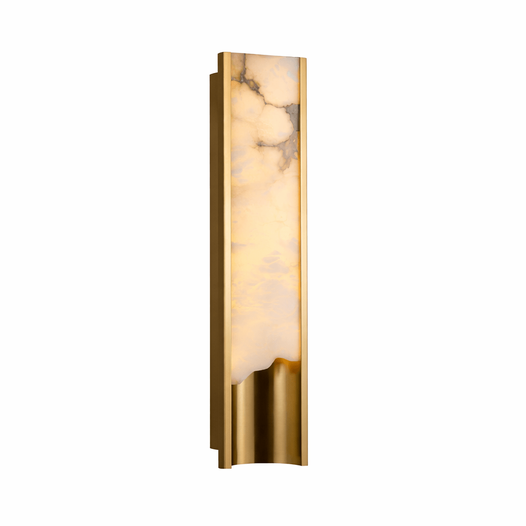 Aurelia Vein Alabaster Wall Light by Bling Lighting Studio