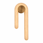Arlo Loop Alabaster Wall Light by Bling Lighting Studio