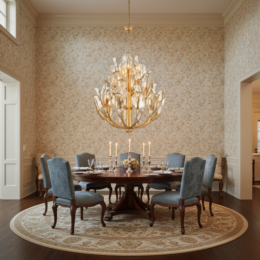 Tarot Modern Glass Chandelier by Bling Lighting Studio