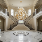 Tarot Modern Glass Chandelier by Bling Lighting Studio