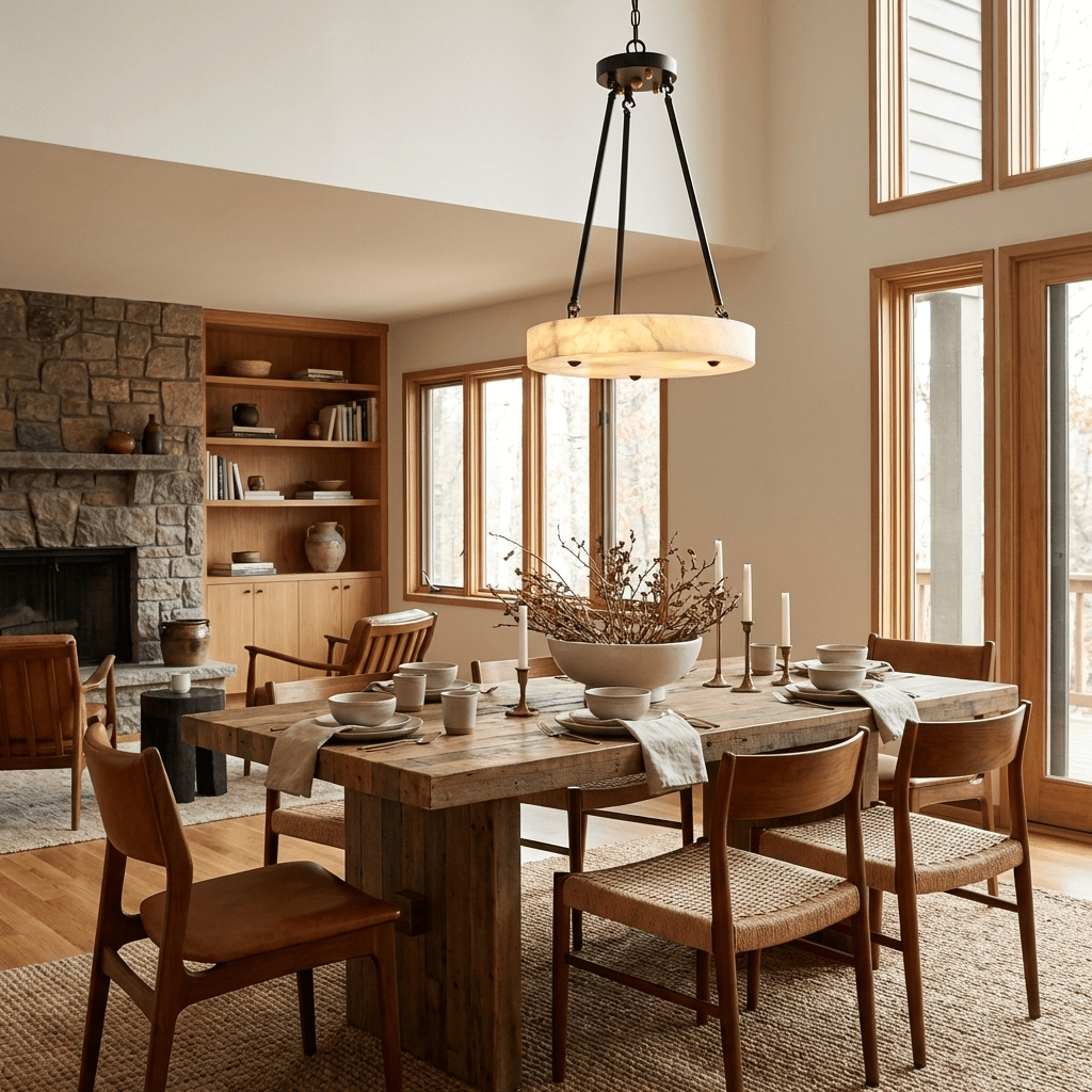 Aurelia Alabaster Disc Pendant Light by Bling Lighting Studio
