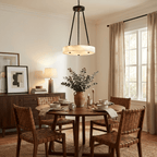 Aurelia Alabaster Disc Pendant Light by Bling Lighting Studio