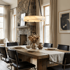 Aurelia Alabaster Disc Pendant Light by Bling Lighting Studio