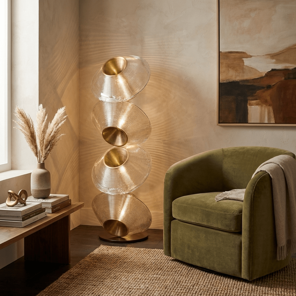 Tol Floor Lamp by Bling Lighting Studio