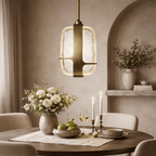 Ardin Textured Glass Pendant Lamp by Bling Lighting Studio