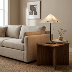Apex Alabaster Prism Table Lamp by Bling Lighting Studio
