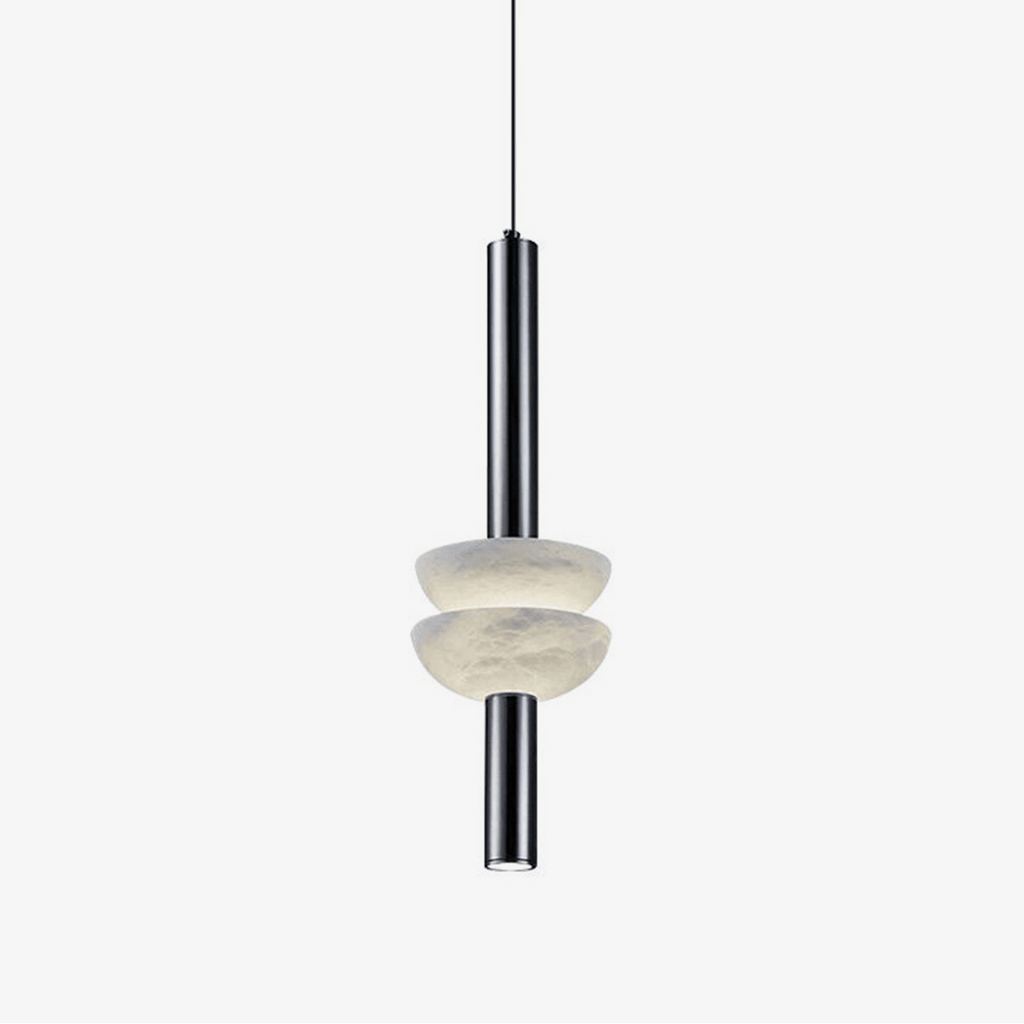 Alabaster Column Pendant Lamp by Bling Lighting Studio