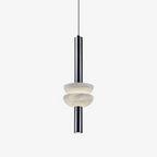 Alabaster Column Pendant Lamp by Bling Lighting Studio