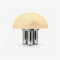 Mira Alabaster Mushroom Table Lamp by Bling Lighting Studio