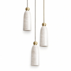 Alabaster Bell Cluster Pendant Lamp by Bling Lighting Studio