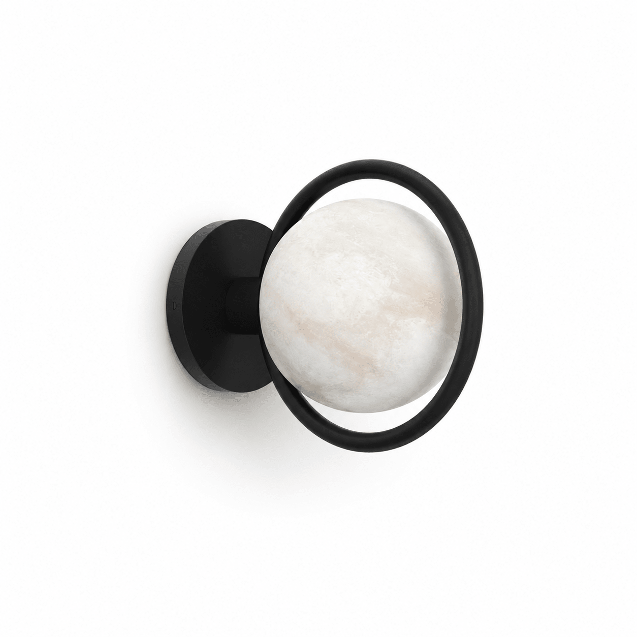Celestial Ring Alabaster Wall Lamp by Bling Lighting Studio