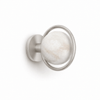 Celestial Ring Alabaster Wall Lamp by Bling Lighting Studio