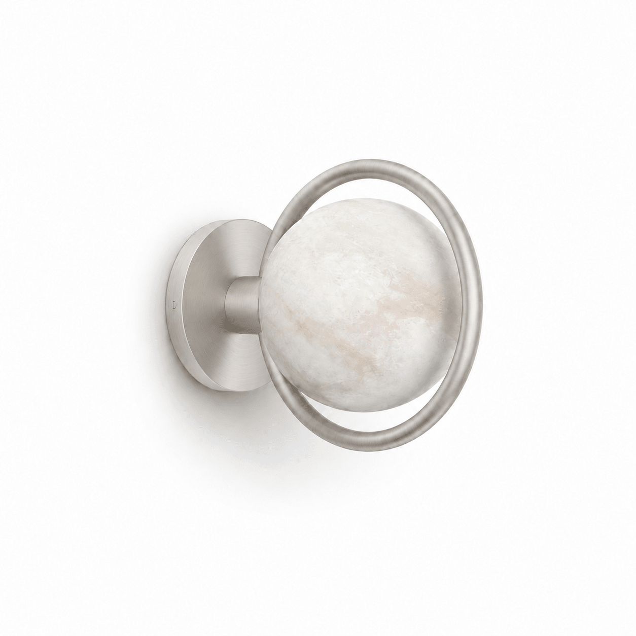 Celestial Ring Alabaster Wall Lamp by Bling Lighting Studio
