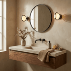 Celestial Ring Alabaster Wall Lamp by Bling Lighting Studio
