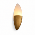 Gilded Cocoon Wall Lamp by Bling Lighting Studio