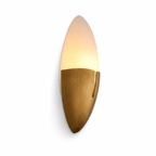 Gilded Cocoon Wall Lamp by Bling Lighting Studio