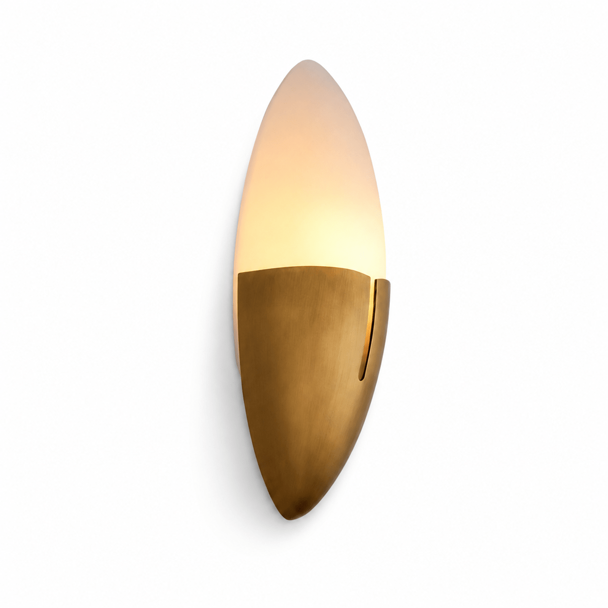 Gilded Cocoon Wall Lamp by Bling Lighting Studio