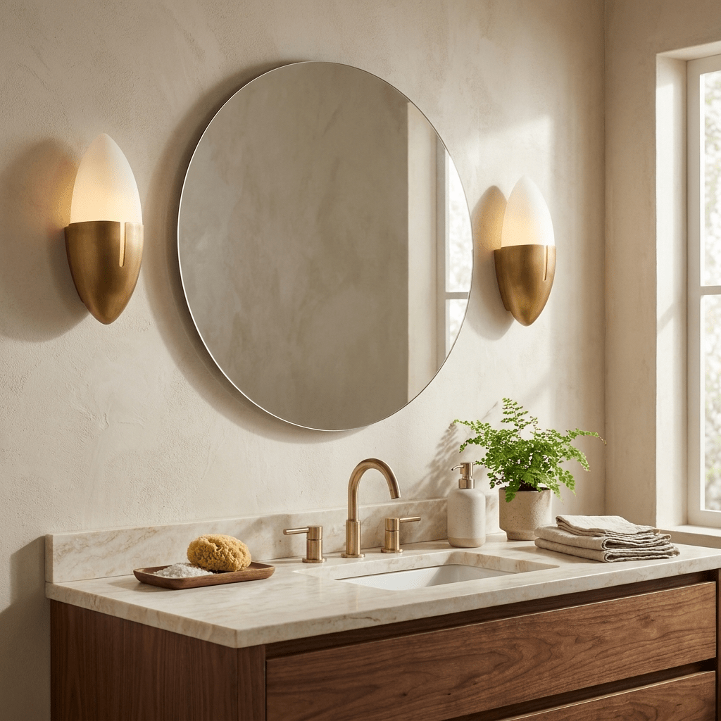 Gilded Cocoon Wall Lamp by Bling Lighting Studio