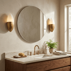 Gilded Cocoon Wall Lamp by Bling Lighting Studio