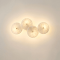 Cluster Alabaster Sconce by Bling Lighting Studio