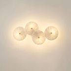 Cluster Alabaster Sconce by Bling Lighting Studio