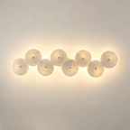 Cluster Alabaster Sconce by Bling Lighting Studio