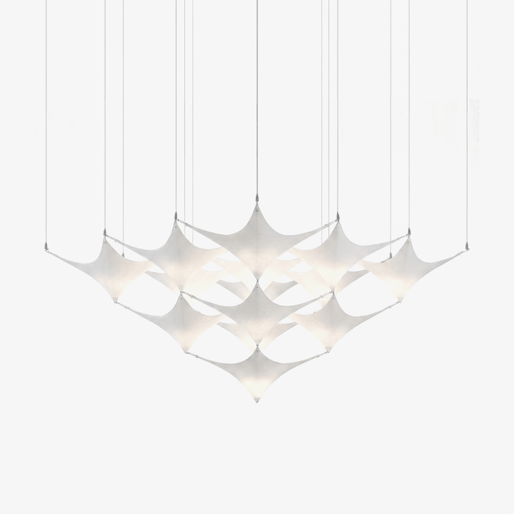 Winged Sail Pendant Lamp by Bling Lighting Studio
