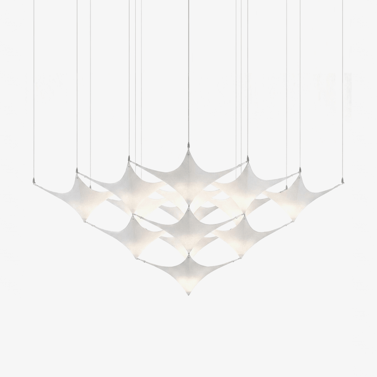 Winged Sail Pendant Lamp by Bling Lighting Studio