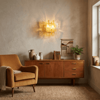 Stacked Murano Glass Wall Sconce by Bling Lighting Studio