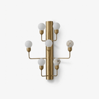 Raggiera Alabaster Globe Wall Sconce by Bling Lighting Studio